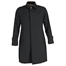 Loro Piana Storm System Raincoat in Black Wool