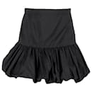 Stella McCartney Bubble Skirt in Black Silk - Stella Mc Cartney