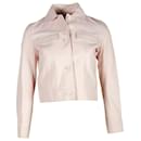 Hermes Jacket in Pastel Pink Leather - Hermès