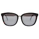 Óculos de sol quadrados coloridos Gucci Óculos de sol de plástico GG0073SK em bom estado