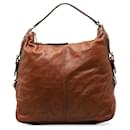 Gucci Leather Village Large Hobo Bag Leather Shoulder Bag 282344 in good condition