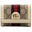 Gucci GG Ophidia Short Wallet  Canvas Short Wallet 644334 in good condition