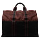 Hermes Toile Fourre Tout MM  Canvas Handbag in Good condition - Hermès