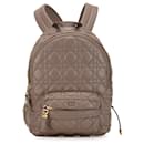 Dior Brown Small Lambskin Cannage Backpack