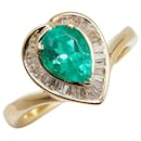 Other 18k Gold Diamond & Emerald Ring Metal Ring in Excellent condition - & Other Stories