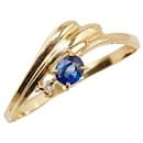 [LuxUness] 18k Gold Sapphire Ring Metal Ring in Excellent condition - & Other Stories
