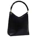 GUCCI Bamboo Shoulder Bag Leather Black 001 3007 Auth ep4071 - Gucci