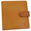 LOUIS VUITTON Epi Porte Billets Compact Bifold Wallet Mandarin M6355H Auth 72180 - Louis Vuitton