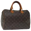 Louis Vuitton Monogram Speedy 30 Hand Bag M41526 LV Auth 71478