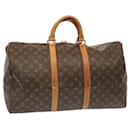 Louis Vuitton-Monogramm Keepall 50 Boston Bag M.41426 LV Auth ki4366