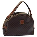 CELINE Macadam Canvas Hand Bag PVC Brown Auth 71537 - Céline