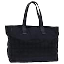 CHANEL New Travel Line Tote Bag Nylon Black CC Auth ep4067 - Chanel
