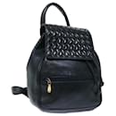 BALLY Backpack Leather Black Auth yb550 - Bally
