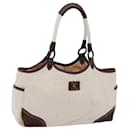 BURBERRY Blue Label Tote Bag Toile Beige Marron Auth bs13721 - Burberry
