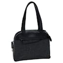 PRADA Shoulder Bag Wool Gray Auth 72599 - Prada