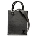 Bolso satchel Louis Vuitton Epi Petit Sac Plat negro
