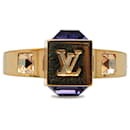 Anel de coquetel Louis Vuitton Crystal Gamble em ouro