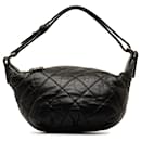 Black Chanel Quilted Lambskin Cloudy Bundle Hobo Shoulder Bag