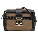 Brown Louis Vuitton Petite Malle Soft MM Crossbody Bag