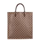 Louis Vuitton Brown Damier Ebene Sac Plat Handbag N51140