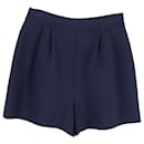 Alaia Tailored Shorts in Navy Polyester - Alaïa
