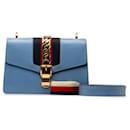 Gucci Small Sylvie Shoulder Bag Leather Shoulder Bag 421882 in excellent condition