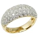 [LuxUness] 18K Wide Diamond Ring  Metal Ring in Excellent condition - & Other Stories
