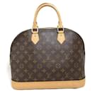 Louis Vuitton Alma Canvas Handbag M51130 in excellent condition