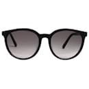 Óculos de sol redondos de marca preta - Christian Dior