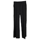 Pantalones con flecos de lana negra de Stella McCartney - Stella Mc Cartney