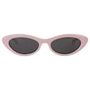 Gafas de sol estilo ojo de gato rosa - Céline