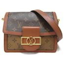 Louis Vuitton Dauphine Mini Canvas Crossbody Bag M44580 in good condition