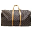 Louis Vuitton Keepall 60 Bolsa de viagem em lona M41422 em boa condição
