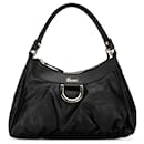 Gucci Black Leather Abbey D Ring Shoulder Bag
