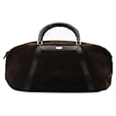 Gucci Suede Boston Bag Suede Handbag 002 1085 in good condition