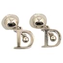 Boucles d'oreilles Dior D Logo Boucles d'oreilles en métal en bon état