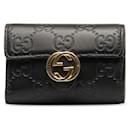 Gucci Guccissima leather 6 Key Holder Leather Key Holder 369673 in good condition