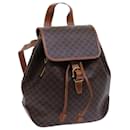 CELINE Macadam Canvas Backpack PVC Brown Auth 71885 - Céline