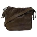 LOEWE Shoulder Bag Leather Brown Auth 72815 - Loewe