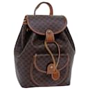CELINE Macadam Canvas Backpack PVC Brown Auth 71899 - Céline
