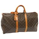Louis Vuitton Monograma Keepall 50 Boston Bag M41426 Autenticação de LV 72538