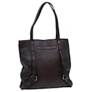 BURBERRY Bolso Tote Cuero Marrón Auth bs13779 - Burberry