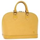 Bolsa de mão LOUIS VUITTON Epi Alma Tassili Yellow M52149 Autenticação de LV 69598 - Louis Vuitton