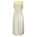 The Row White Sleeveless Cotton Maxi Dress - Autre Marque