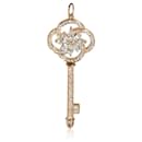 TIFFANY & CO. Victoria Key Pendant, Large model in 18k Rose Gold 1.1 ctw - Tiffany & Co