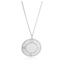 TIFFANY & CO. Atlas Diamond Circle Pendant in 18K white gold 0.25 ctw - Tiffany & Co