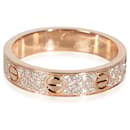 Alianza Cartier Love, Pavimentado con diamantes (Oro rosa)