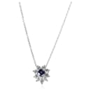 TIFFANY & CO. Pingente Victoria Sapphire Diamond Fashion em Platina 0.53 ctw - Tiffany & Co
