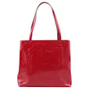 PRADA Totes Patent leather Burgundy re-edition 1995 - Prada