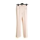 Giambattista Valli PE2019 Pantalon Flare FR36 Pink Crepe Precious Pants US6